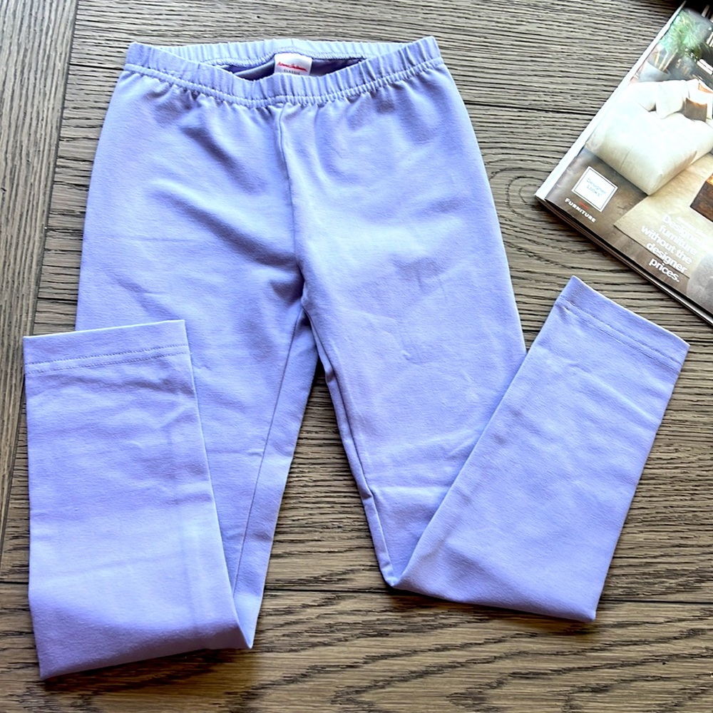 Hanna Andersson purple leggings nwot 6-7
